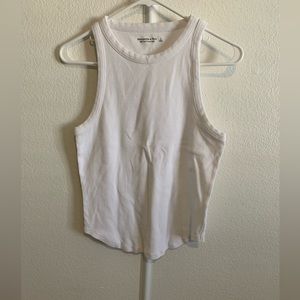 Abercrombie & Fitch Essential Rib High Neck Tank Size Large